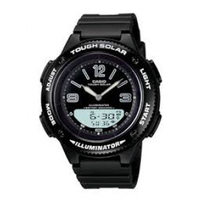 Casio Uhrenarmband 10332535 Kunststoff Schwarz 14mm